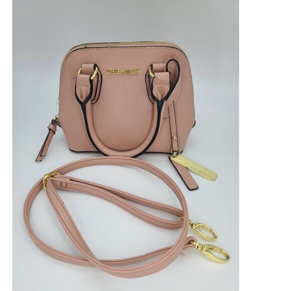 Steve Madden Bfaith Blush Pink Small Handbag Purse Crossbody Adjustable Strap - Picture 1 of 10